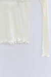 BASERANGE Tiger print cardigan turtleneck sweater TOTST-CG-AU23 UNDYED